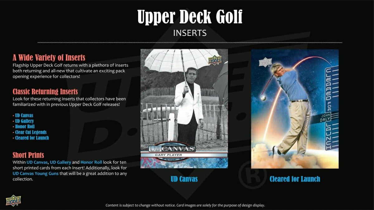 2026 Upper Deck Golf Hobby Pack Taass US