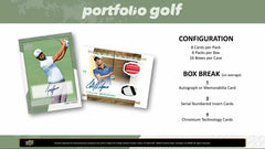 2024 Upper Deck Portfolio Golf Hobby Box Lifestyle