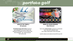 2024 Upper Deck Portfolio Golf Hobby Box Lifestyle