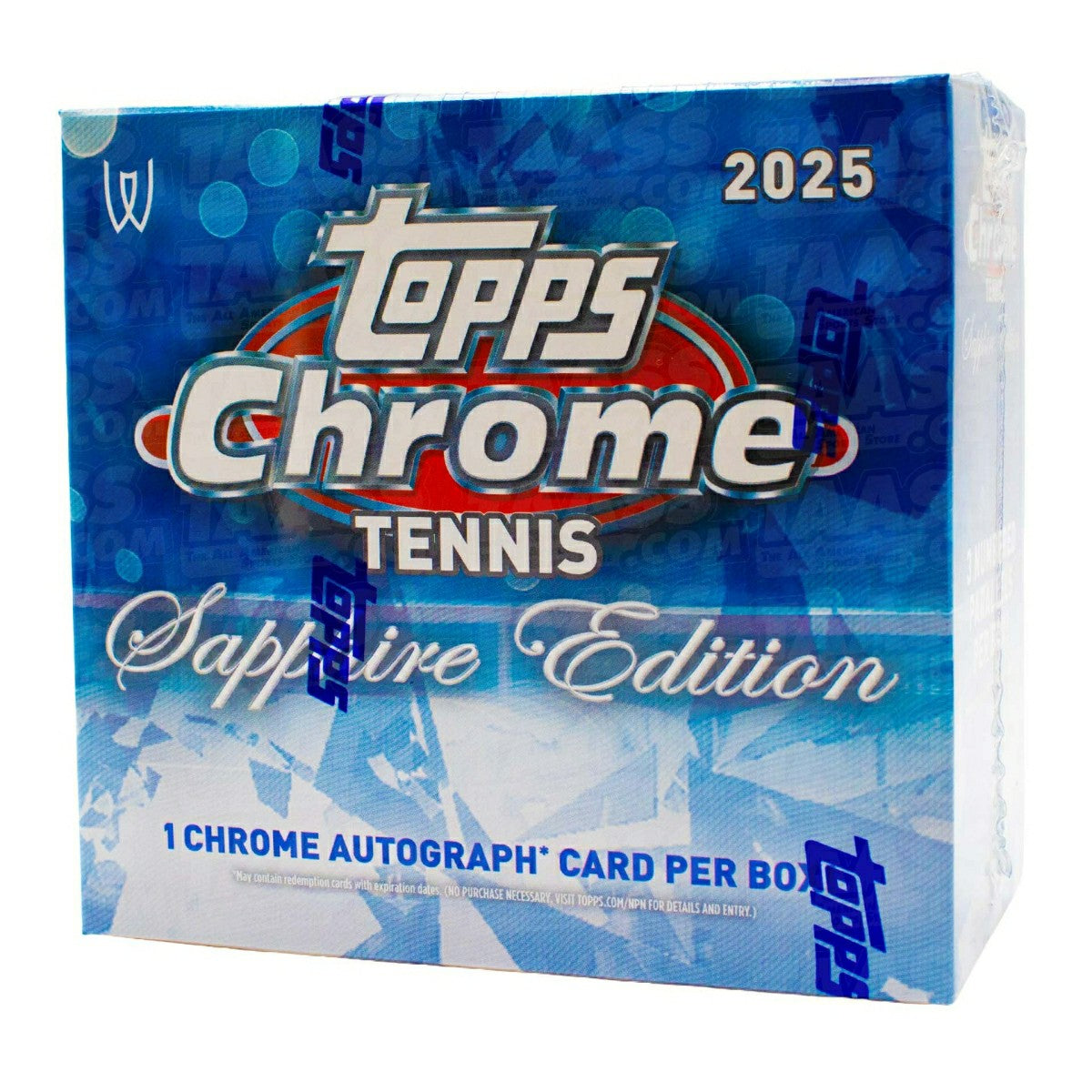 2025 Topps Chrome Sapphire Edition Tennis Hobby Box Taass for sale