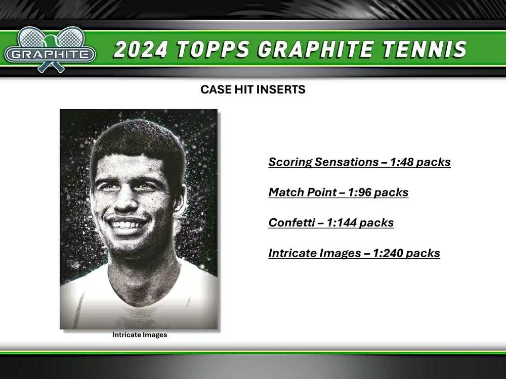 2024 Topps Graphite Tennis Hobby Box Fashion
