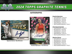2024 Topps Graphite Tennis Hobby Box Fashion