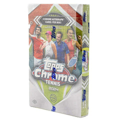 2024 Topps Chrome Tennis Hobby Box Taass sale