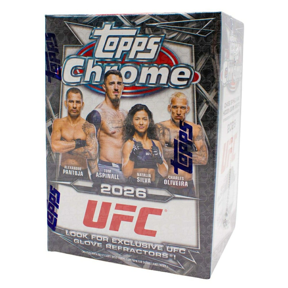 2026 Topps Chrome UFC Blaster Box Lifestyle