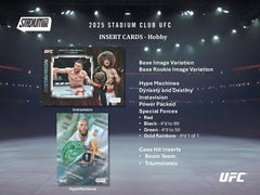 2025 Topps Stadium Club UFC Hobby Box Taass for sale