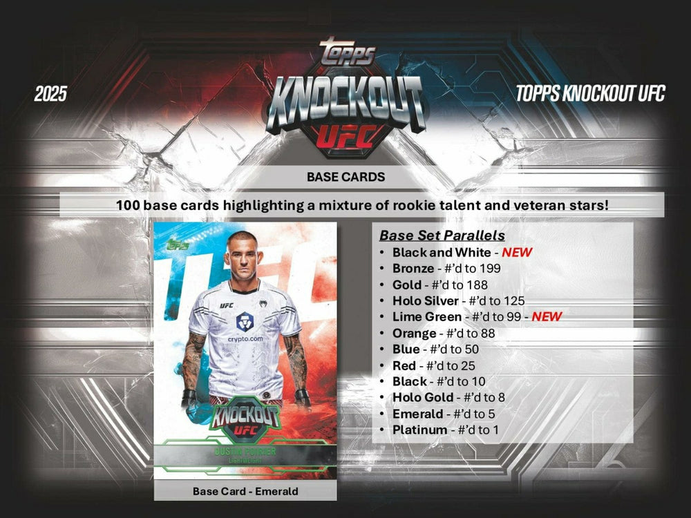 2025 Topps Knockout UFC Hobby Box Classic
