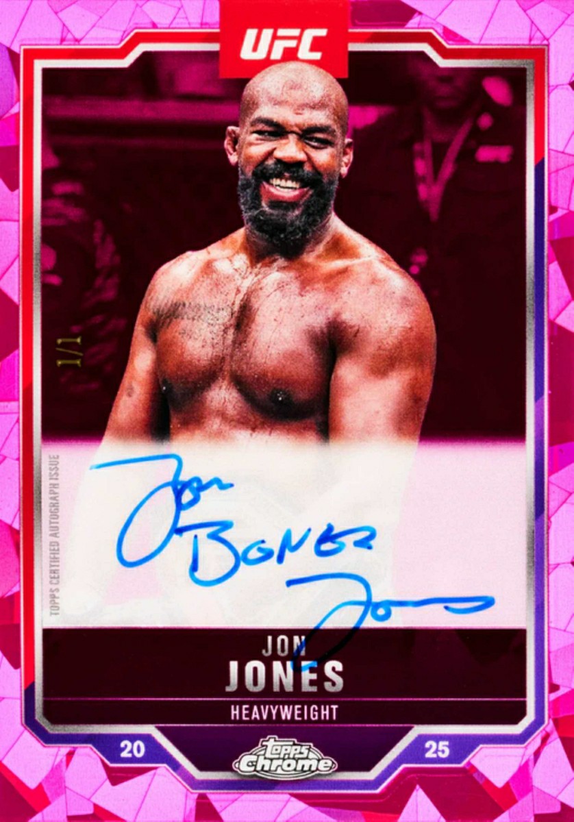 2025 Topps Chrome UFC Sapphire Edition Box Lifestyle