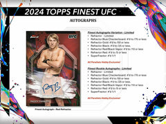 2024 Topps Finest UFC Hobby Box Taass sale
