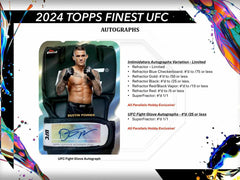 2024 Topps Finest UFC Hobby Box Taass sale