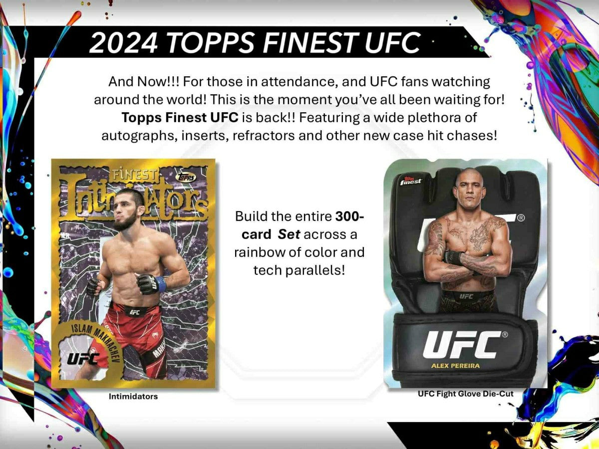 2024 Topps Finest UFC Blaster Box Taass for sale