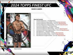 2024 Topps Finest UFC Blaster Box Taass for sale