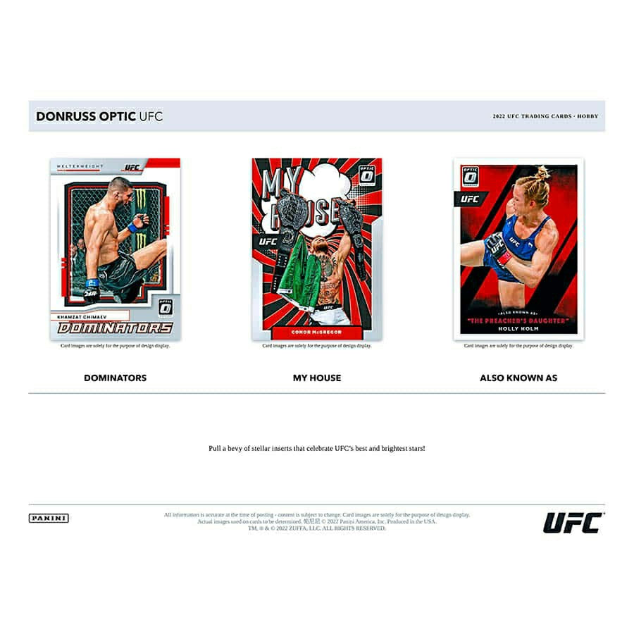 2022 Panini Donruss Optic UFC Hobby Box Lifestyle