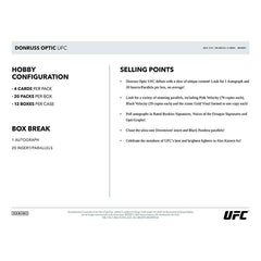 2022 Panini Donruss Optic UFC Hobby Box Lifestyle