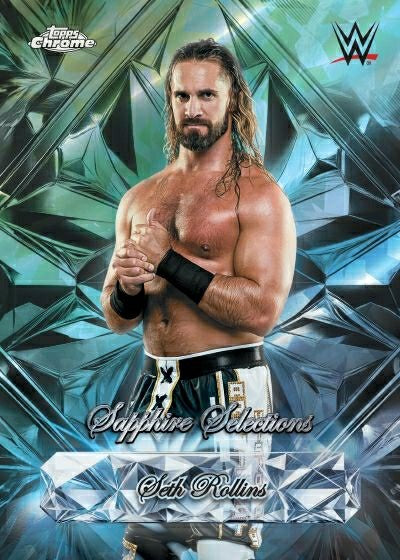 2026 Topps Chrome WWE Sapphire Edition Wrestling Hobby Box Taass US