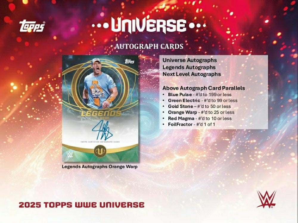 2025 Topps Universe WWE Hobby Box Classic