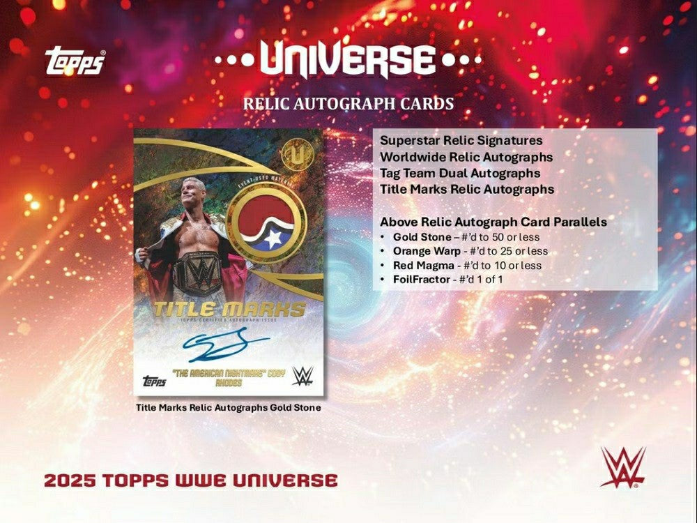 2025 Topps Universe WWE Hobby Box Classic