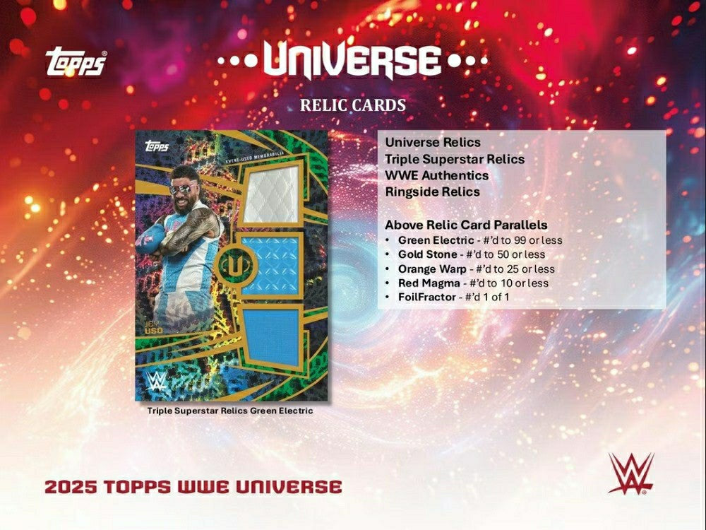 2025 Topps Universe WWE Hobby Box Classic