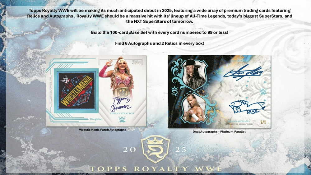 2025 Topps Royalty WWE Wrestling Hobby Box Taass for sale
