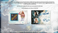 2025 Topps Royalty WWE Wrestling Hobby Box Taass for sale