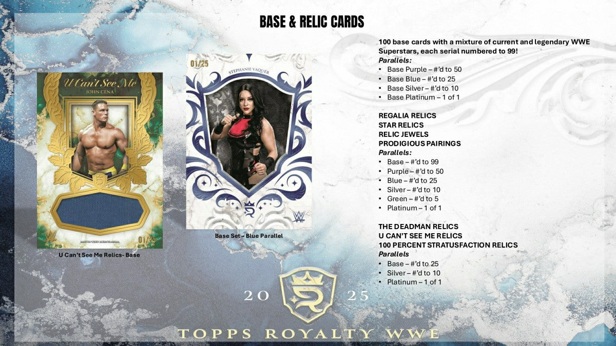 2025 Topps Royalty WWE Wrestling Hobby Box Taass for sale