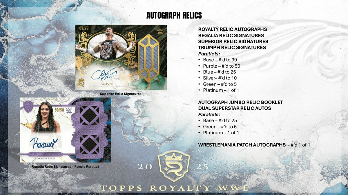 2025 Topps Royalty WWE Wrestling Hobby Box Taass for sale