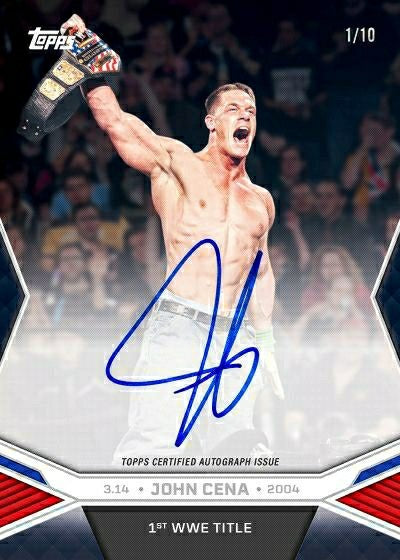 2025 Topps WWE John Cena Commemorative Collection Box Lifestyle