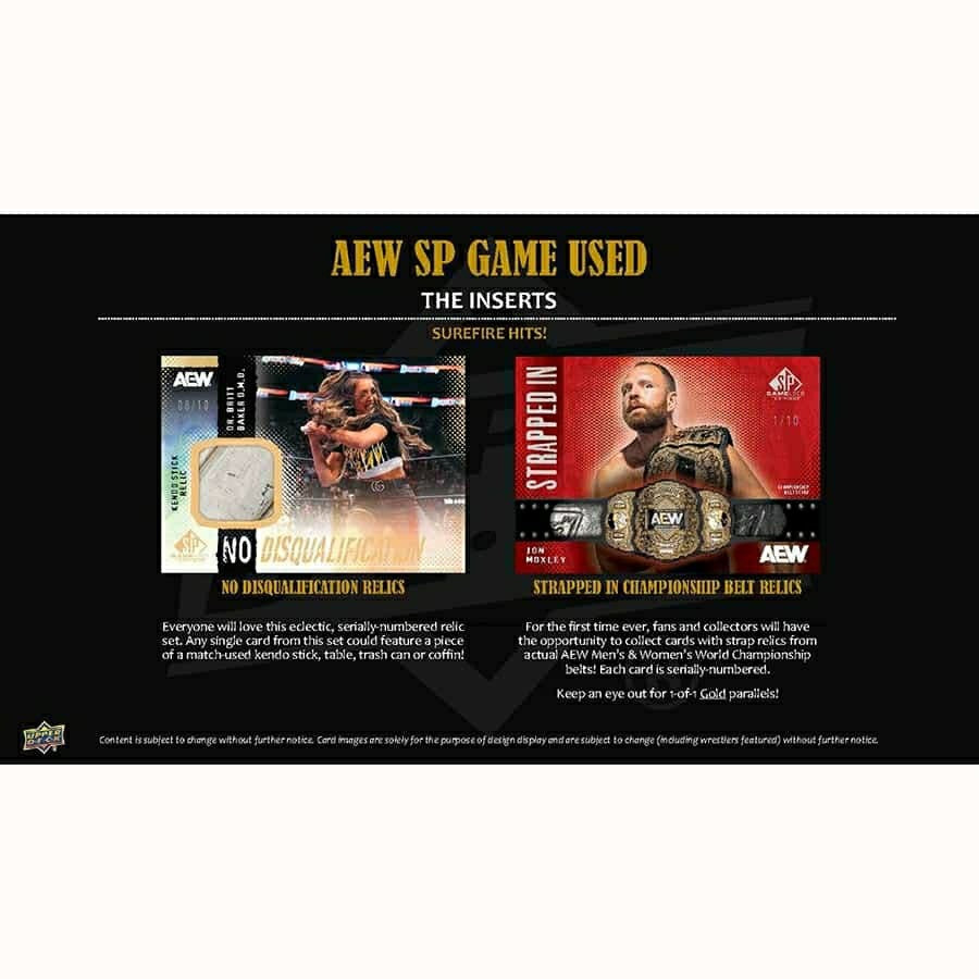 2025 Upper Deck AEW SP Game Used All Elite Wrestling Hobby Box Taass US