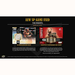 2025 Upper Deck AEW SP Game Used All Elite Wrestling Hobby Box Taass US