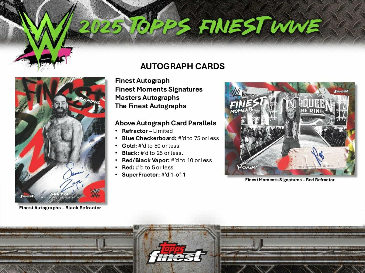 2025 Topps Finest WWE Hobby Box Classic
