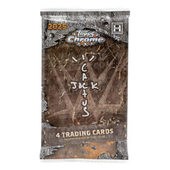 2025 Topps Chrome WWE x Cactus Jack Hobby Pack Lifestyle