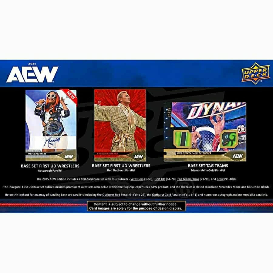 2025 Upper Deck AEW All Elite Wrestling Hobby Box Taass for sale