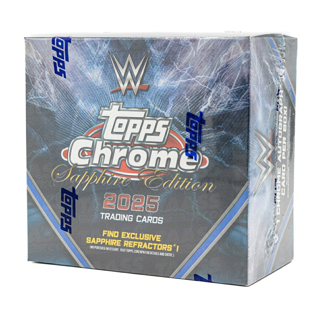 2025 Topps Chrome Sapphire WWE Wrestling Hobby Box Taass US