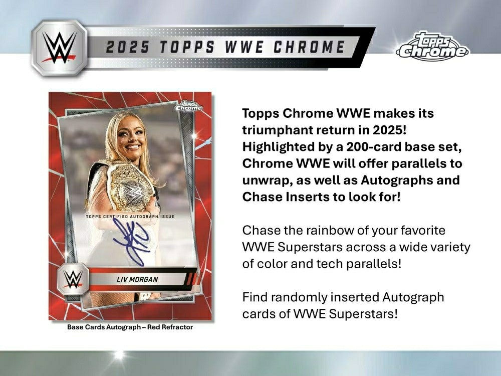 2025 Topps Chrome WWE Wrestling Blaster Box Classic