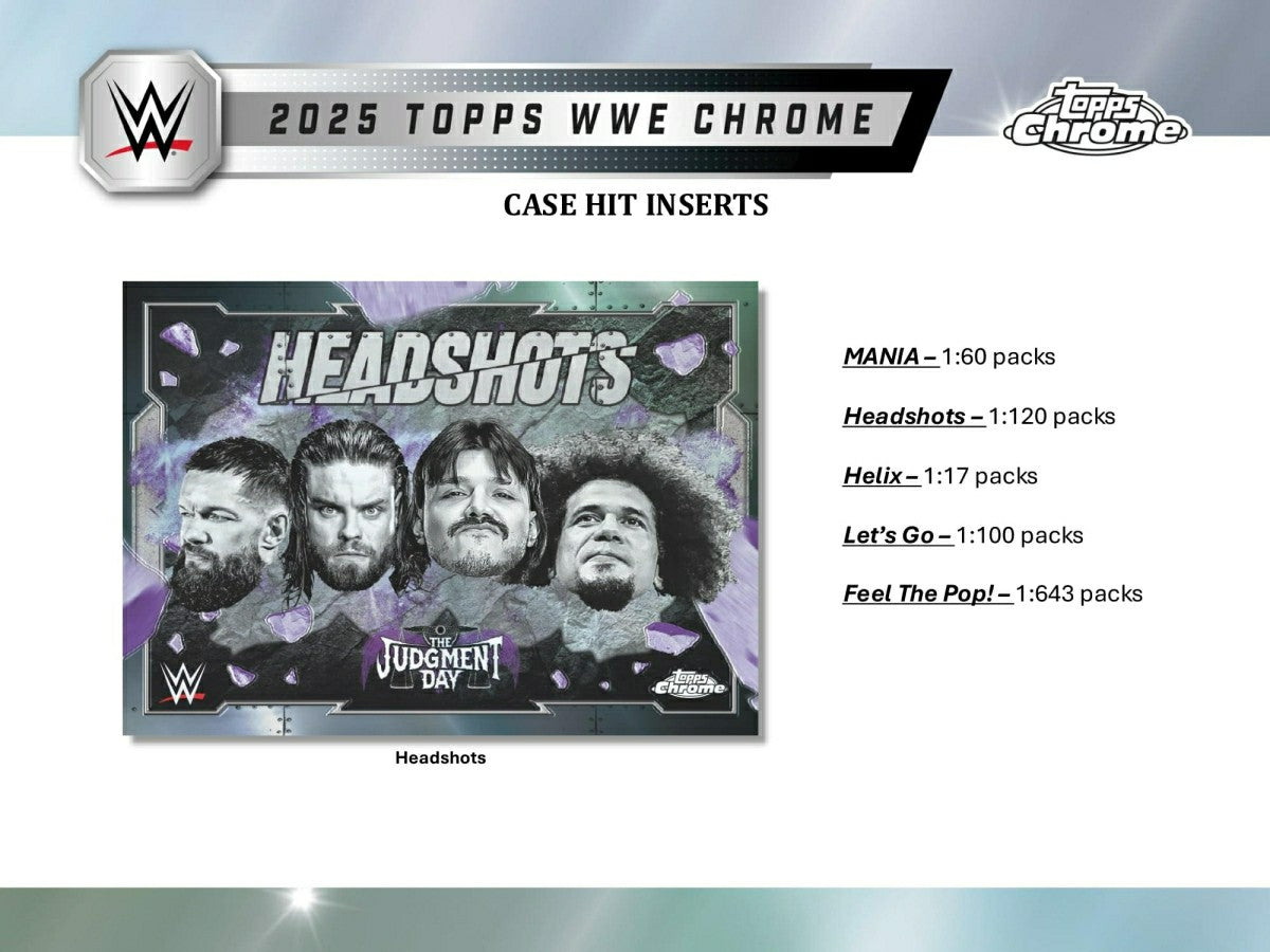 2025 Topps Chrome WWE Wrestling Breaker Delight Box Fashion