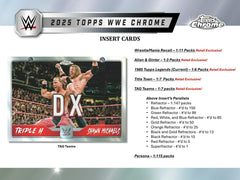 2025 Topps Chrome WWE Wrestling Mega Box Lifestyle