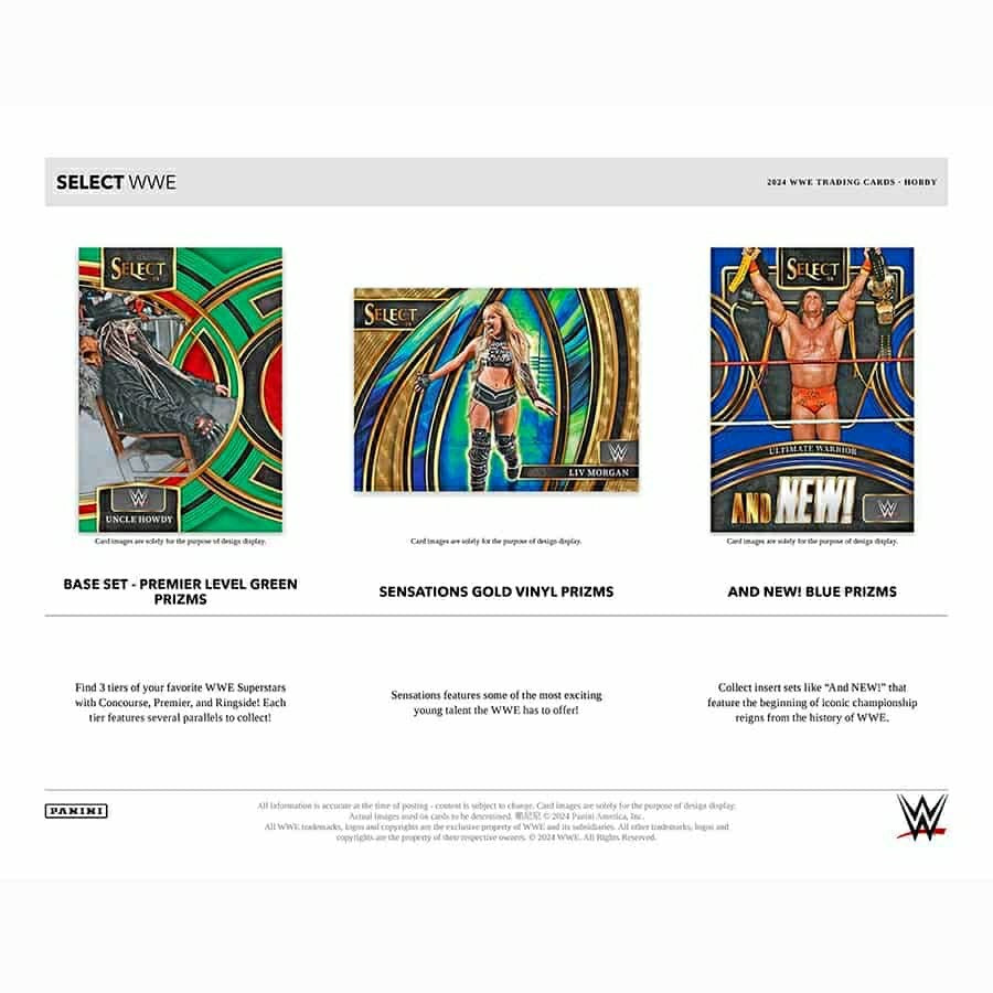 2024 Panini Select WWE Wrestling Hobby Box Taass for sale