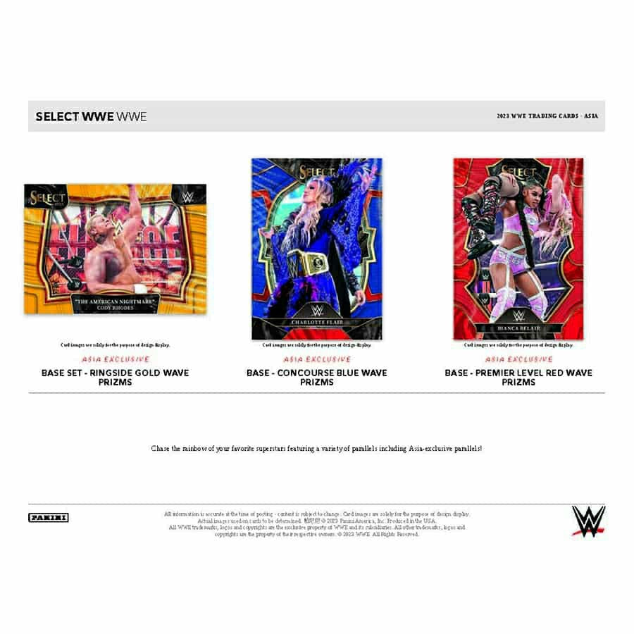 2023 Panini Select WWE Wrestling Asia Tmall Box Classic
