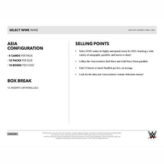 2023 Panini Select WWE Wrestling Asia Tmall Box Classic