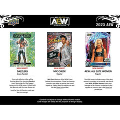 2023 Upper Deck All Elite Wrestling AEW Hobby Box Fashion