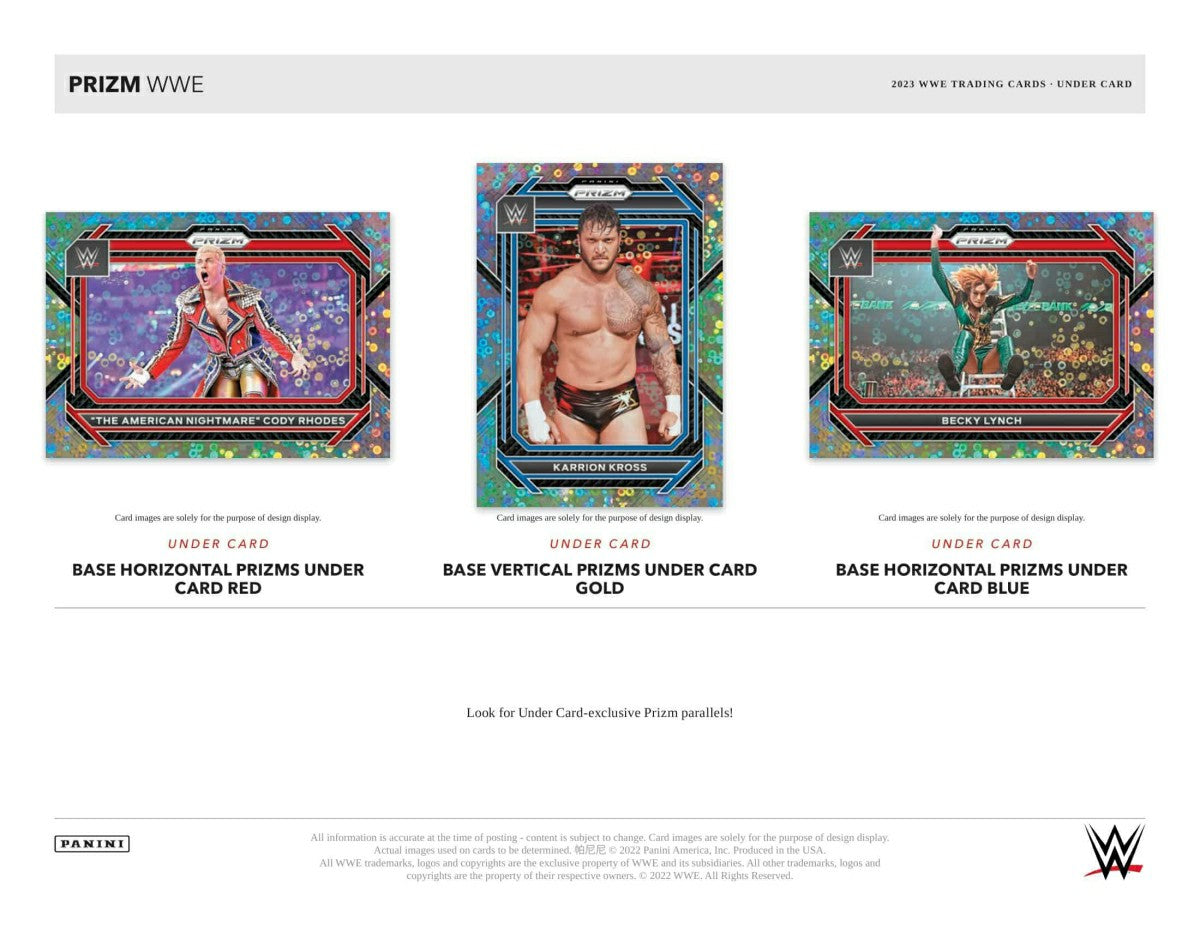 2023 Panini Prizm WWE Wrestling Under Card Box Taass sale