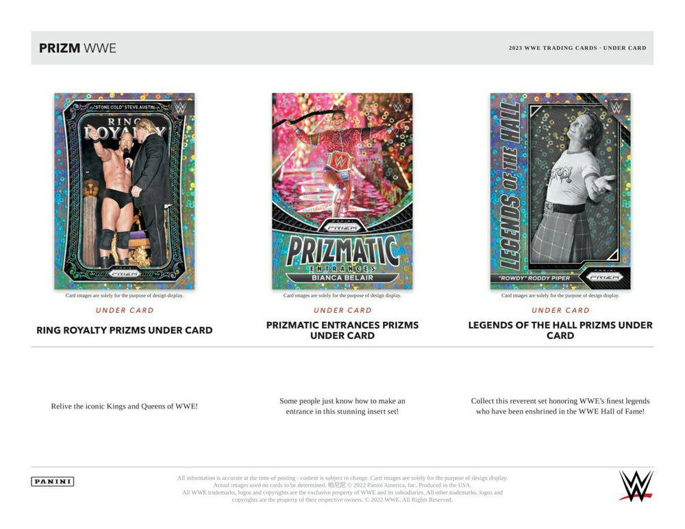 2023 Panini Prizm WWE Wrestling Under Card Box Taass sale
