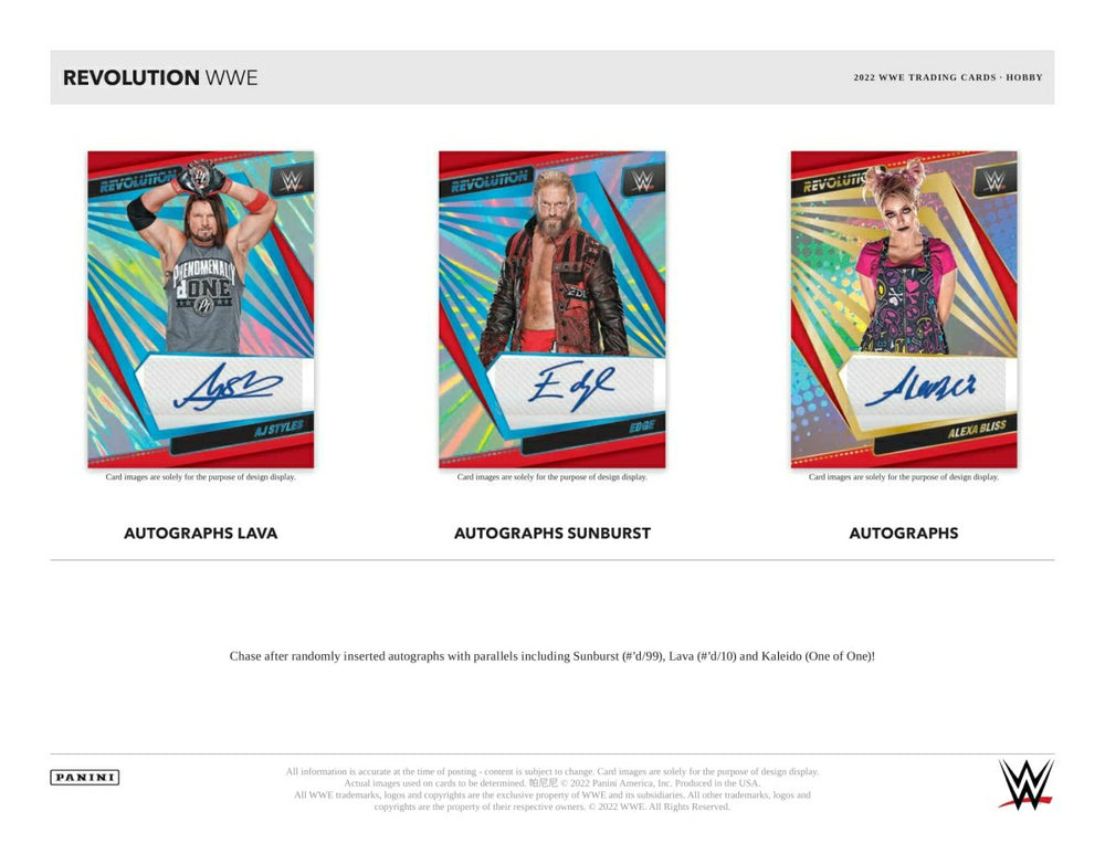 2022 Panini Revolution WWE Wrestling Hobby Box Taass for sale