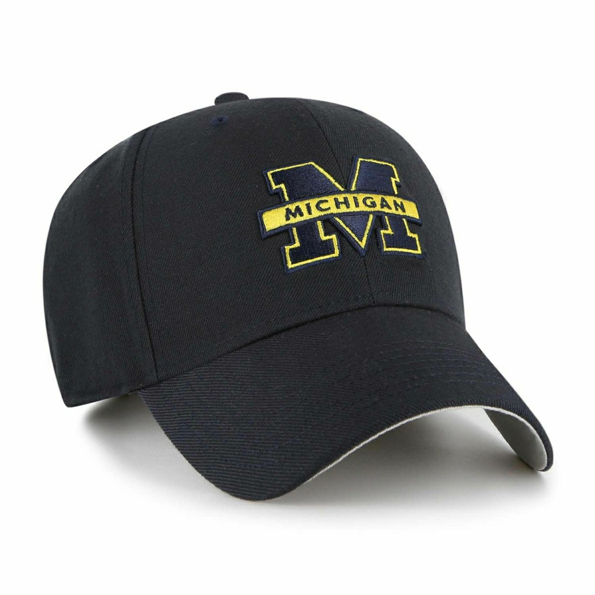 Michigan Wolverines '47 MVP Adjustable NCAA Cap Navy Fashion