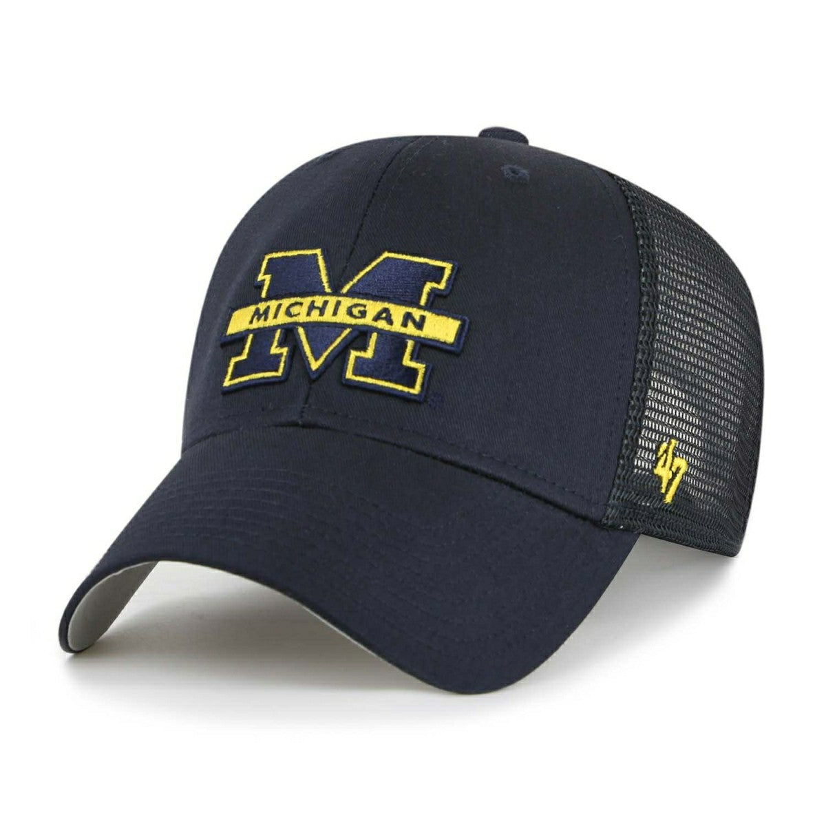 Michigan Wolverines '47 Branson MVP Trucker NCAA Cap Navy Taass sale