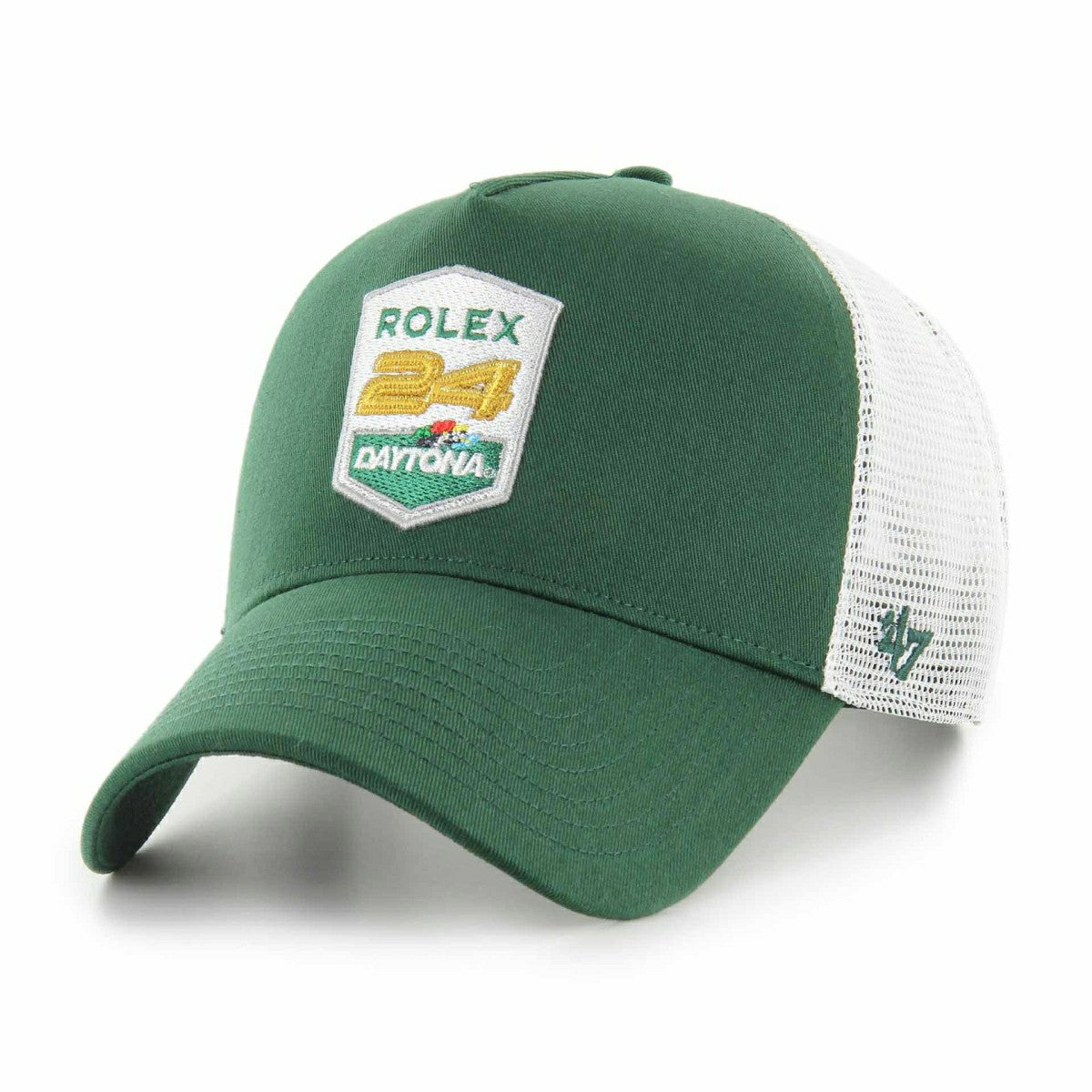 Daytona Rolex 24 '47 Offside Trucker Adjustable Racing Cap Green Fashion