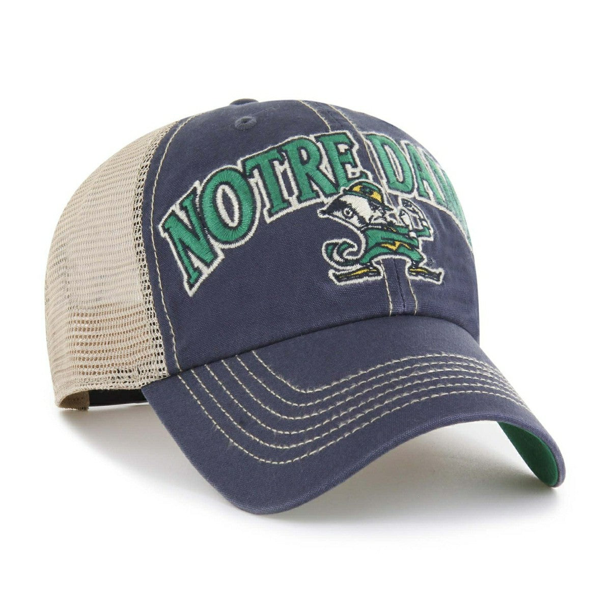 Notre Dame Fighting Irish Vintage Tuscaloosa '47 Clean Up Trucker NCAA Cap Lifestyle