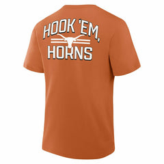 Texas Longhorns Defender Cotton NCAA T-Shirt Orange Taass US