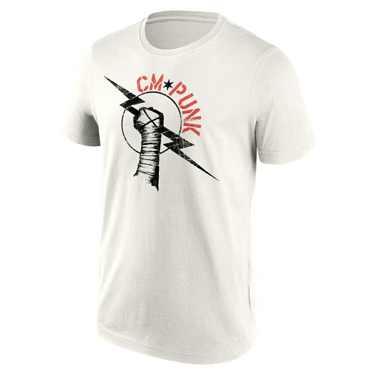 CM Punk WWE Superstar T-Shirt Cream Classic