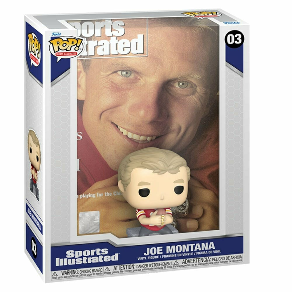 Funko POP! #03 Joe Montana Kansas City Chiefs Sports Illustrated Magazine Cover Lifestyle