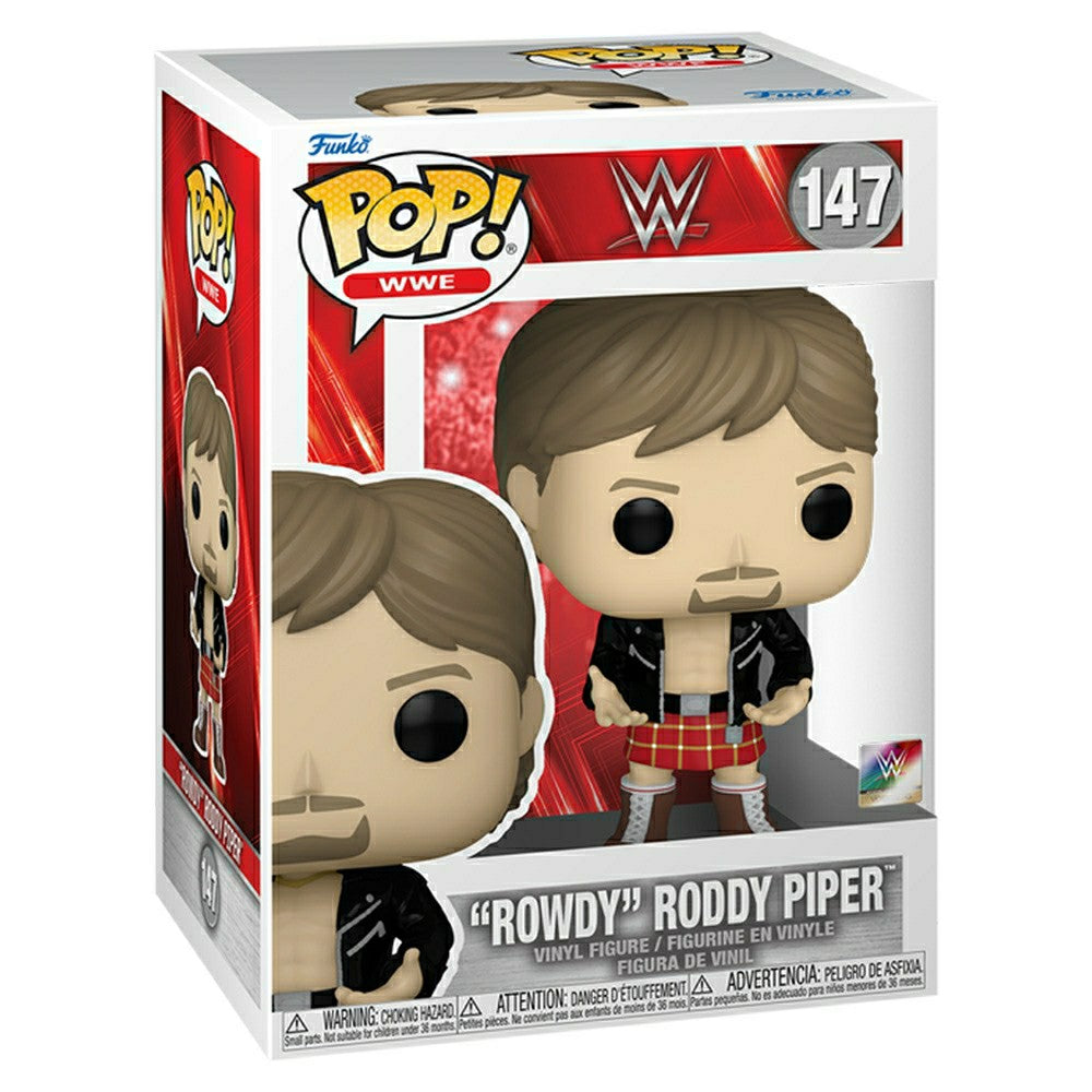 Funko POP! #147 "Rowdy" Roddy Piper Vinyl WWE Legends Figure Taass for sale